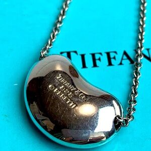 Tiffany & Co. Bean Large Necklace Pendant Sterling Silver Elsa Peretti Japan